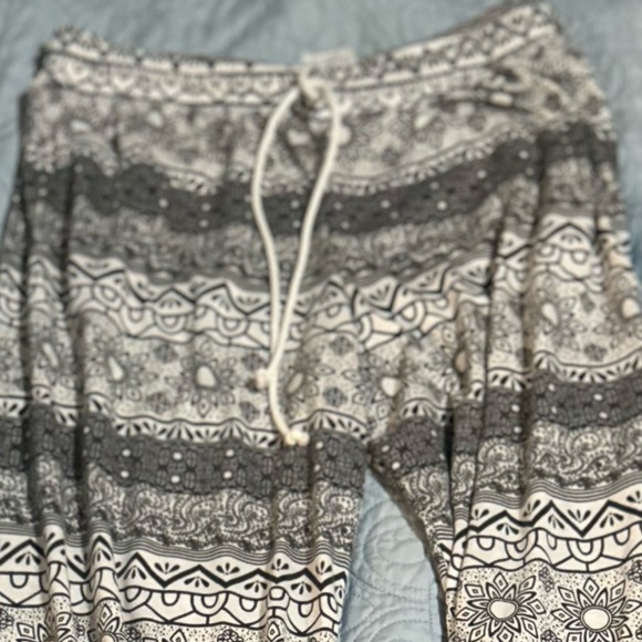 MR. BUHO COTTON NEW BOHO TRIABL PRINT PALAZZO PANTS - Picture 6 of 8